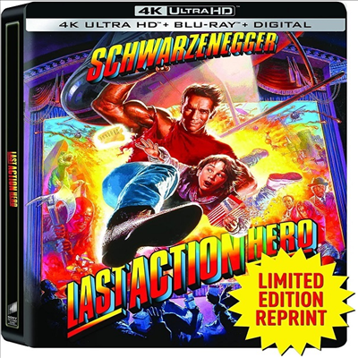 Last Action Hero (마지막 액션 히어로) (1993)(Steelbook)(한글자막)(4K Ultra HD + Blu-ray)