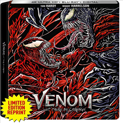 Venom: Let There Be Carnage (베놈 2: 렛 데어 비 카니지) (2021)(Steelbook)(한글자막)(4K Ultra HD + Blu-ray)