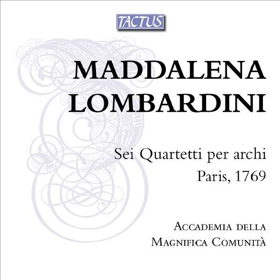 롬바르디니: 현악 사중주 1-6번 (Lombardini: String Quartet No.1-6 (CD) - Accademia Magnefica Comunita