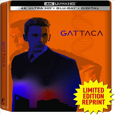 Gattaca (가타카) (1997)(Steelbook)(한글자막)(4K Ultra HD + Blu-ray)