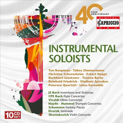 카프리치오 40주년 기념 (Instrumental Soloists - 40 Year Anniversary Capriccio) (10CD Boxset) - 여러 아티스트