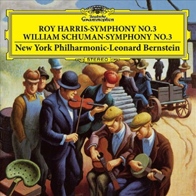해리스, W. 슈만: 교향곡 3번 (Harris & W. Schumann: Symphony No.3) (일본 타워레코드 독점 한정반)(CD) - Leonard Bernstein
