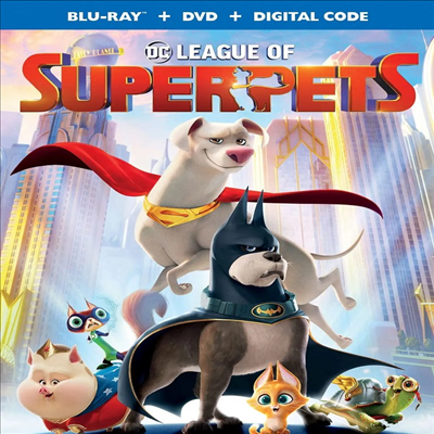 DC League Of Super-Pets (DC 리그 오브 슈퍼-펫) (2022)(한글무자막)(Blu-ray + DVD)