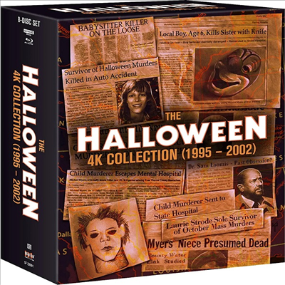 The Halloween 4K Collection (1995-2002) (할로윈 1995-2002)(한글무자막)(4K Ultra HD + Blu-ray)