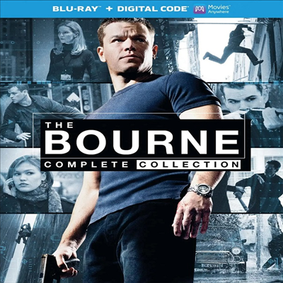 The Bourne Complete Collection (더 본 컴플리트 컬렉션)(한글무자막)(Blu-ray)
