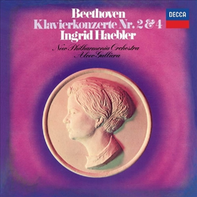 베토벤: 피아노 협주곡 2, 4번 (Beethoven: Piano Concerto No.2 & 4) (일본 타워레코드 독점 한정반)(CD) - Ingrid Haebler