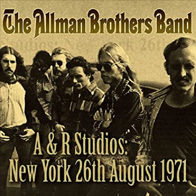 Allman Brothers Band - A & R Studios : New York, 26th August, 1971: Live (CD)