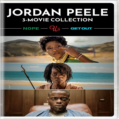 Jordan Peele 3-Movie Collection (조던 필 컬렉션 - 겟 아웃/어스/놉)(한글무자막)(지역코드1)(한글무자막)(DVD)