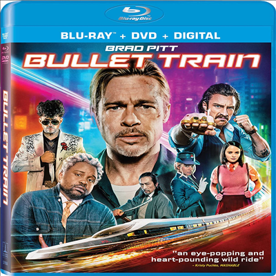 Bullet Train (불릿 트레인) (한글무자막)(Blu-ray+DVD)(한국어 자막 지원)