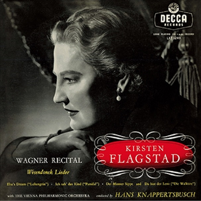 플라그스타 & 크나퍼츠부슈 - 바그너 리사이틀 (Kirsten Flagstad - Wagner Recital & Wesendonck-Lieder) (일본 타워레코드 독점 한정반)(CD) - Kirsten Flagstad
