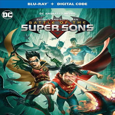 Batman And Superman: Battle Of The Super Sons (배트맨과 슈퍼맨: 배틀 오브 더 슈퍼 선즈) (2022)(한글무자막)(Blu-ray)