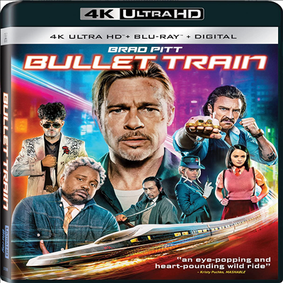 Bullet Train (불릿 트레인) (4K Ultra HD+Blu-ray)(한국어 자막 지원)