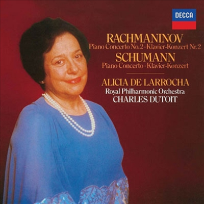 라흐마니노프, 슈만: 피아노 협주곡 (Rachmaninov & Schumann: Piano Concertos) (일본 타워레코드 독점 한정반)(CD) - Alicia De Larrocha