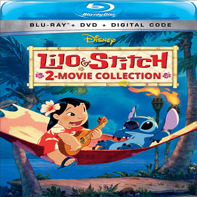 Lilo &amp; Stitch 2-Movie Collection (릴로 &amp; 스티치/릴로 &amp; 스티치 2) (한글무자막)(Blu-ray+DVD)