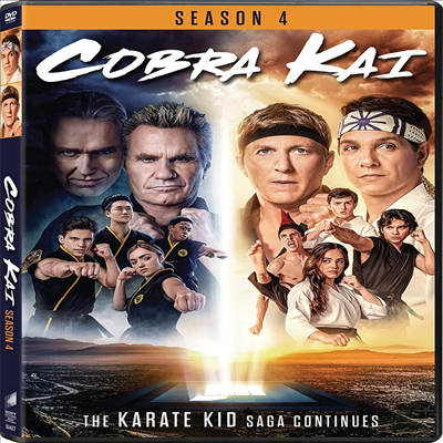 Cobra Kai: Season 4 (코브라 카이: 시즌 4) (2021)(지역코드1)(한글무자막)(DVD)