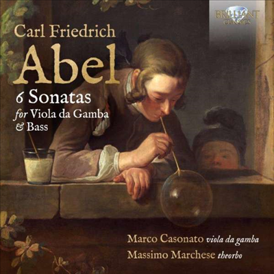 아벨: 여섯개의 비올라 다 감바 소나타 (Abel: Six Sonatas for Viola da Gamba & Bass)(CD) - Marco Casonato