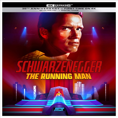 The Running Man (35th Anniversary) (러닝맨) (1987)(Steelbook)(한글무자막)(4K Ultra HD)