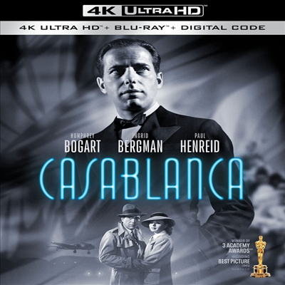 Casablanca (카사블랑카) (1942)(한글무자막)(4K Ultra HD + Blu-ray)