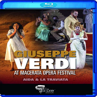 2021년 마체라타 페스티벌 실황 - 베르디: 아이다 & 라 트라비아타 (Giuseppe Verdi at Macerata Opera Festival 2021 - Aida & La Traviata) (2Blu-ray)(한글자막) (2022)(Blu-ray) - 여러 아티스트