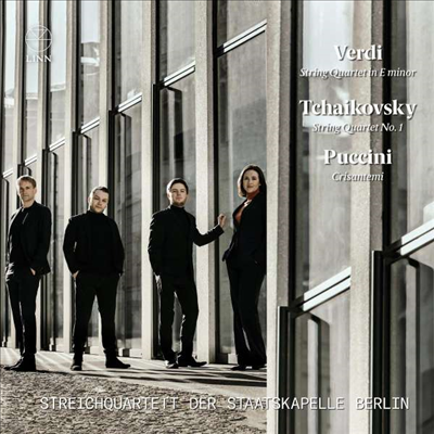 베르디 &amp; 차이코프스키: 현악 사중주 (Verdi &amp; Tchaikovsky: String Quartets)(CD) - Streichquartett der Staatskapelle Berlin