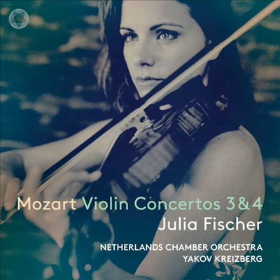 모차르트: 바이올린 협주곡 3 &amp; 4번 (Mozart: Violin Concertos 3 &amp; 4)(CD) - Julia Fischer