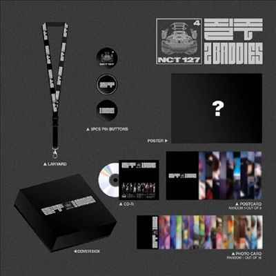 엔시티 127 (NCT 127) - 4th Album &#39;2 Baddies&#39; (Lanyard + Button Deluxe Edition)(Box Set)