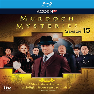 Murdoch Mysteries: Season 15 (머독 미스터리: 시즌 15) (2021)(한글무자막)(Blu-ray)