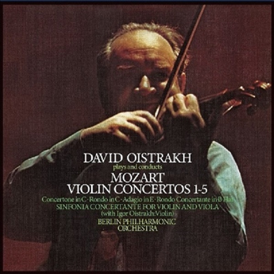 모차르트: 바이올린 협주곡 1-5번, 신포니아 콘체르탄테 (Mozart: Violin Concertos No.1-5, Sinfonia concertante) (Ltd)(3SACD Hybrid)(일본 타워레코드 독점 한정반) - David Oistrakh