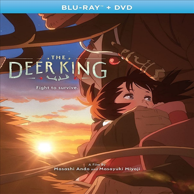 The Deer King (사슴의 왕) (2022)(한글무자막)(Blu-ray + DVD)