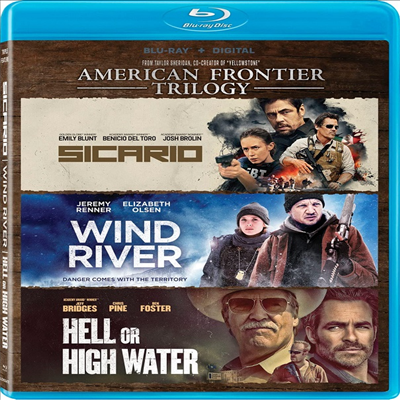 Sicario (2015) / Wind River (2017) / Hell Or High Water (2016) (시카리오: 암살자의 도시 / 윈드 리버)(한글무자막)(Blu-ray)