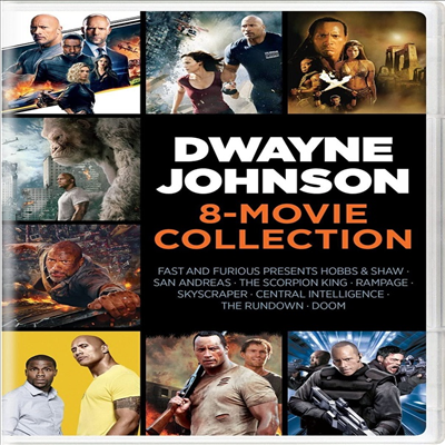Dwayne Johnson: 8-Movie Collection (드웨인 존슨: 8 무비 컬렉션)(지역코드1)(한글무자막)(DVD)