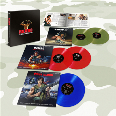 Jerry Goldsmith - Rambo: The Jerry Goldsmith Vinyl Collection (람보 컬렉션) (Soundtrack)(Ltd)(180g Colored 5LP Box Set)