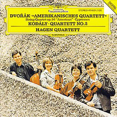 드보르작 : 현악 사중주 12번 &#39;아메리카&#39;&amp; 코다이 : 현악 사중주 2번 (Dvorak, Kodaly : String Quartets) (SHM-CD)(일본반) - Hagen Quartett