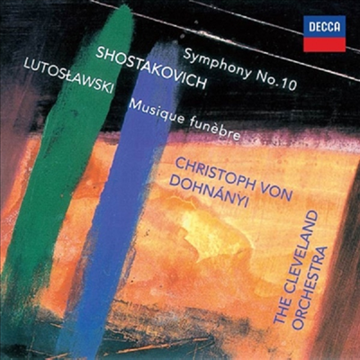 쇼스타코비치: 교향곡 10번, 루토스와프스키: 장송 음악 (Shostakovich: Symphony No.10, Lutosławski: Musique Funebre) (일본 타워레코드 독점 한정반)(CD) - Christoph von Dohnanyi