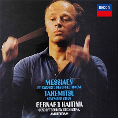 타케미츠: 11월의 발걸음, 메시앙: 그리고 죽은 자들의 부활을 소망한다, 바르톡: 현악기, 타악기, 첼레스타를 위한 음악 (Bernard Haitink - Takemitsu, Messiaen & Bartok) (일본 타워레코드 독점 한정반)(CD) - B