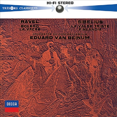 드뷔시, 라벨: 관현악 작품집 (Debussy &amp; Ravel: Orchestral Works) (일본 타워레코드 독점 한정반)(CD) - Eduard Van Beinum