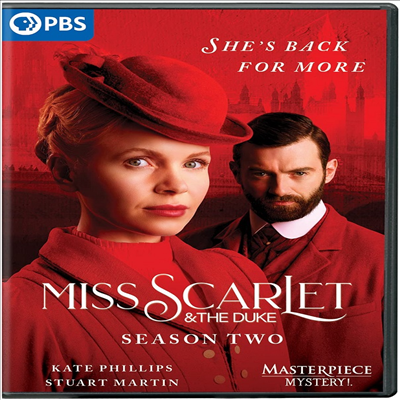 Miss Scarlet & The Duke: The Complete Second Season (미스 스칼렛의 사건일지: 시즌 2) (2022)(지역코드1)(한글무자막)(DVD)