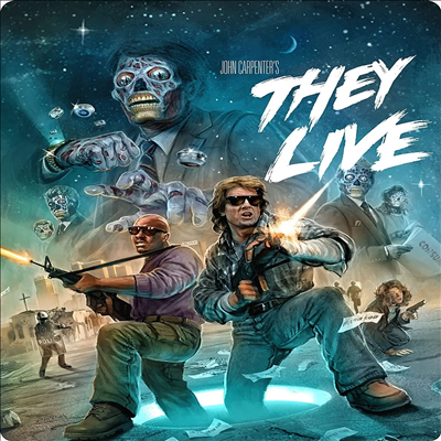 They Live (화성인 지구 정복) (Limited Edition)(Steelbook)(4K Ultra HD+Blu-ray)(한글무자막)