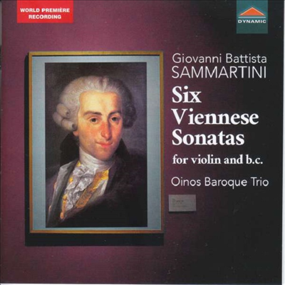 삼마르티니: 6개의 통주저음을 위한 바이올린 소나타 (Sammartini: Violin and Basso Continuo 'Six Viennese Sonatas')(CD) - Oinos Baroque Trio