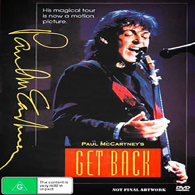 Paul Mccartney's Get Back (폴 매카트니 겟 백)(한글무자막)(DVD)