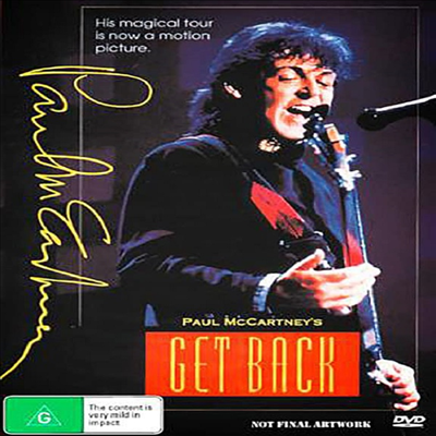 Paul Mccartney&#39;s Get Back (폴 매카트니 겟 백)(한글무자막)(DVD)