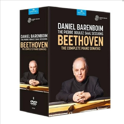 베토벤: 피아노 소나타 전집 (Beethoven: Complete Piano Sonatas Nos.1 - 32) (한글자막)(8DVD Boxset) (2022)(DVD) - Daniel Barenboim