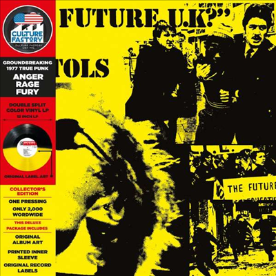 Sex Pistols - No Future U.K.? (Yellow/Black Split Vinyl LP)