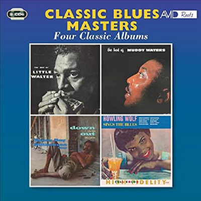 Little Walter/Muddy Waters/Sonny Boy Williamson/Howlin&#39; Wolf - Classic Blues Masters - Four Classic Albums (Remastered)(4 On 2CD)