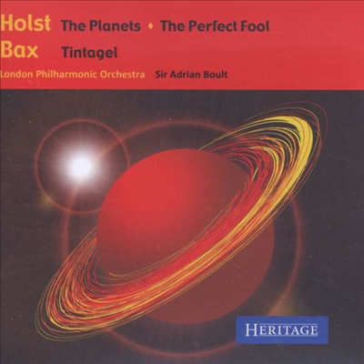 홀스트: 행성, 완벽한 어리석음, 백스: 틴타겔 (Holst: The Planets Suite, The Perfect Fool, Bax: Tintagel)(CD) - Adrian Boult