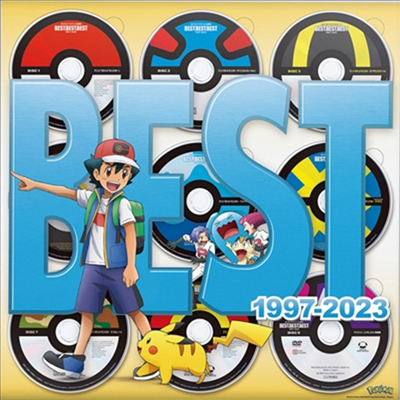 Various Artists - Poket Monster Theme Song Collection Best Of Best Of Best 1997-2023 (8CD+1DVD) (완전생산한정반)