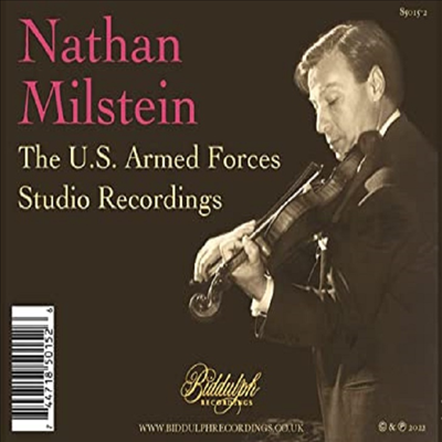 나탄 밀스타인 - 희귀 레코딩 (Nathan Milstein - The U.S. Armed Forces Studio Recordings)(CD) - Nathan Milstein