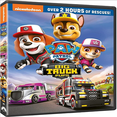 Paw Patrol: Big Truck Pups (퍼피 구조대: 빅 트럭 펍스) (2022)(지역코드1)(한글무자막)(DVD)