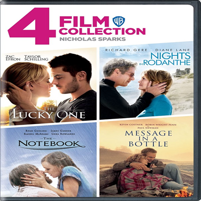Nicholas Sparks: 4-Film Collection (니콜라스 스파크스: 4 필름 컬렉션)(지역코드1)(한글무자막)(DVD)