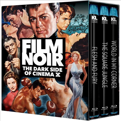Flesh And Fury (1952) / The Square Jungle (1955) / World In My Corner (1956) (도전자 / 더 스퀘어 정글)(한글무자막)(Blu-ray)